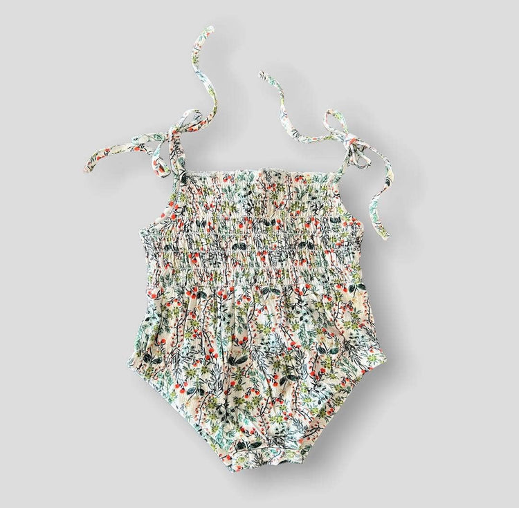 Spring Floral Bubble Romper