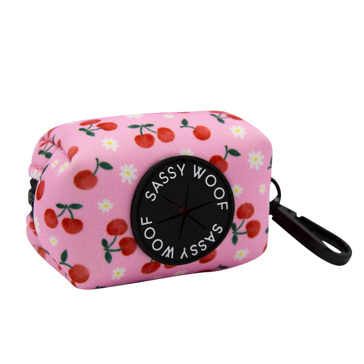 'Mon Cherry' Dog Waste Bag Holder