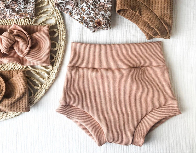 Dusty Rose Baby Shorties