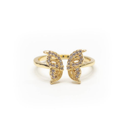 Butterfly CZ Ring